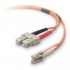 Belkin Cable Fibra Óptica Multimodo OFC LC Macho - SC Macho, 62.5/125µm, 2 Metros, Naranja  1