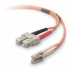 Belkin Cable Fibra Óptica Multimodo OFC LC Macho - SC Macho, 62.5/125µm, 15 Metros, Naranja  1