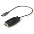 Belkin Adaptador USB Macho - Serial Macho, Negro