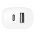 Belkin Cargador de Pared Boost Charge, 30W, 1x USB-C, 1x USB-A, Blanco  4