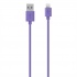 Belkin Cable USB 2.0 A Macho - Lightning Macho, 1.2 Metros, Morado