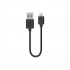 Belkin Cable USB A Macho - Lightning Macho, 15cm, Negro