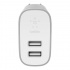 Belkin Cargador de Pared BOOST↑CHARGE, 24W, 2x USB 2.0, Gris/Blanco  2