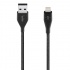 Belkin Cable de Carga Certificado BOOST↑CHARGE USB A Macho - Lightning Macho, 3 Metros, Negro, para iPhone/iPad + Correa  3