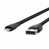 Belkin Cable de Carga Certificado BOOST↑CHARGE USB A Macho - Lightning Macho, 3 Metros, Negro, para iPhone/iPad + Correa  4