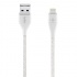 Belkin Cable de Carga Certificado BOOST↑CHARGE USB A Macho - Lightning Macho, 3 Metros, Blanco, para iPhone/iPad + Correa  3