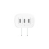 Belkin Cargador de Pared WCC002DQWH, 67W, 20V, 3 x USB-C   3