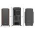 Gabinete be quiet! Silent Base 801 con Ventana, Midi-Tower, ATX/EATX/Micro-ATX/Mini-ITX, USB 2.0/3.1, sin Fuente, Negro/Naranja  2