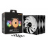 Ventilador be quiet! Light Wings LX, 3x 140mm, 1800RPM, ARGB, Negro  4