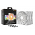 Ventilador be quiet! LIGHT WINGS LX, 3x 140mm, 1800RPM, RGB, Blanco  5