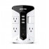 Bestek Multicontacto MRJ7004, 5 Contactos, 3 x USB A, 1875W  1