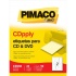 BIC Etiquetas para CD/DVD CD25B, 50 Piezas, Blanco  1