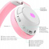 Binden Audífonos Gamer Dark Candy con Micrófono, Bluetooth, Alámbrico/Inalámbrico, 1.5 Metros, USB, Blanco/Rosa  3