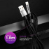 Binden Cable de Carga para iPhone, 1.8 Metros, Gris  4