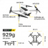Drone Binden HUBSAN ZINO 2Plus con Cámara 4K, 4 Rotores, hasta 9000 Metros, Negro/Blanco  7