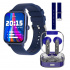 Binden Smartwatch Kulest Kit, Android/iOS, Azul