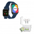 Binden Smartwatch ERA DAY, Touch, Bluetooth, Android/iOS, Azul - Incluye Audífonos Dark Booster  1
