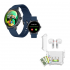 Binden Smartwatch ERA One Lite, Touch, Bluetooth, Android/iOS, Azul - Incluye Audífonos Dark Booster  3