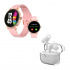 Binden Smartwatch ERA One Lite, Touch, Bluetooth, Android/iOS, Rosa - Incluye Audífonos One Pods Blanco  1