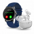 Binden Smartwatch ERA One, Touch, Bluetooth 5.0, Android/iOS, Azul - Incluye Audífonos One Pods Blanco  1