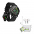 Binden Smartwatch ERA One, Touch, Bluetooth, Android/iOS, Negro - Incluye Audífonos Dark Booster  1