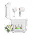 Binden Audífonos Intrauriculares con Micrófono DARK Booster, Inalámbrico, Bluetooth, USB-C, Blanco  1