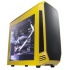 Gabinete BitFenix Aegis Core con Ventana, Midi-Tower, ATX/micro-ATX/mini-ITX, USB 3.0, sin Fuente, Negro/Amarillo  1