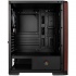 Gabinete BitFenix Nova Mesh SE TG con Ventana RGB, Midi-Tower, ATX/micro ATX/Mini-ITX, USB 3.0, sin Fuente, Negro/Rojo  12