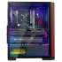 Gabinete BitFenix Nova Mesh SE TG con Ventana RGB, Midi-Tower, ATX/micro ATX/Mini-ITX, USB 3.0, sin Fuente, Negro/Rojo  4