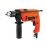 Black & Decker Taladro Percutor HD650, 1/2", 650W, Naranja  1