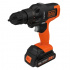 Black & Decker Taladro Destornillador de Batería MTX20K6A-B3, Inalámbrico, 20V, Naranja  2