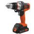 Black & Decker Taladro Destornillador de Batería MTX20K6A-B3, Inalámbrico, 20V, Naranja  5