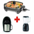 Black & Decker Kit Sarten Eléctrico SK1212B, Antiadherente, 1200W, Negro ― incluye Cafetera Taurus Medea/Licuadora Taurus Ragazza