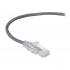 Black Box Cable Patch Cat6 UTP sin Enganches RJ-45 Macho - RJ-45 Macho, 2.1 Metros, Gris  1