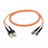 Black Box Cable Fibra Óptica Dúplex Multimodo OM1 ST Macho - SC Macho, 1 Metro, Naranja  1