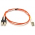 Black Box Cable Fibra Óptica Multimodo LC Macho - SC Macho, 5 Metros, Naranja  1