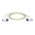 Black Box Cable KVM EHN70023-0009, VGA/PS/2 Macho - VGA/PS/2 Macho, 2.7 Metros, Blanco  1