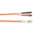 Black Box Cable Fibra Óptica OFC ST Macho - LC Macho, 2 Metros, Naranja  1