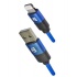 Blackpcs Cable de Carga Colors Lightning Macho - USB-A Macho, 1 Metro, Azul, para iPod/iPhone/iPad/Android  1