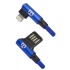 Blackpcs Cable de Carga Lightning Macho - USB-A Macho, 1 Metro, Azul, para iPod/iPhone/iPad/Android  1