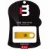 Memoria USB Blackpcs MU2108, 16GB, USB 2.0, Dorado  3