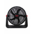Brisa Ventilador de Piso MF-20, 3 Velocidades, 20'', Negro/Rojo  1