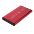 BRobotix Gabinete de Disco Duro para 2.5'', SATA, USB, Rojo  1