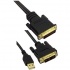 BRobotix Cable DVI Macho - USB Macho, 1.8 Metros, Negro  2