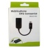 BRobotix Adaptador Micro USB B Macho - USB A Hembra, 10cm, Negro  3