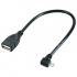 BRobotix Cable OTG Micro USB - USB A Hembra, 10cm, Negro  1