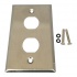 BRobotix Placa Industrial de Pared, 2 Puertos, Plata  5