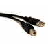 BRobotix Cable USB 2.0 A Macho - USB 2.0 B Macho, 3 Metros, Negro  1