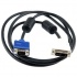 BRobotix Cable DVI-A Macho - VGA Macho, 2 Metros, Negro  2