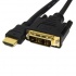 BRobotix Cable HDMI Macho - DVI-D Macho, 1080p, 60Hz, 4.5 Metros, Negro  1